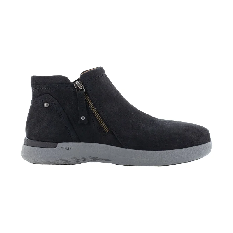 Comfortable Winter Sneakers Rockport Women's Trueflex Fly Skylar Zip Composite Toe Work Bootie - Black Comfortable Winter Sneakers Rockport Women's Trueflex Fly Skylar Zip Composite Toe Work Bootie - Black