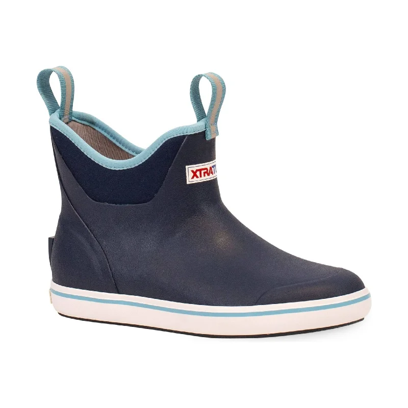 Formal Sports Shoes Xtratuf Women's Ankle Deck 6 Inch Rain Boot - Navy - ONLINE STORE CREDIT/EXCHANGE ONLY Formal Sports Shoes Xtratuf Women's Ankle Deck 6 Inch Rain Boot - Navy - ONLINE STORE CREDIT/EXCHANGE ONLY