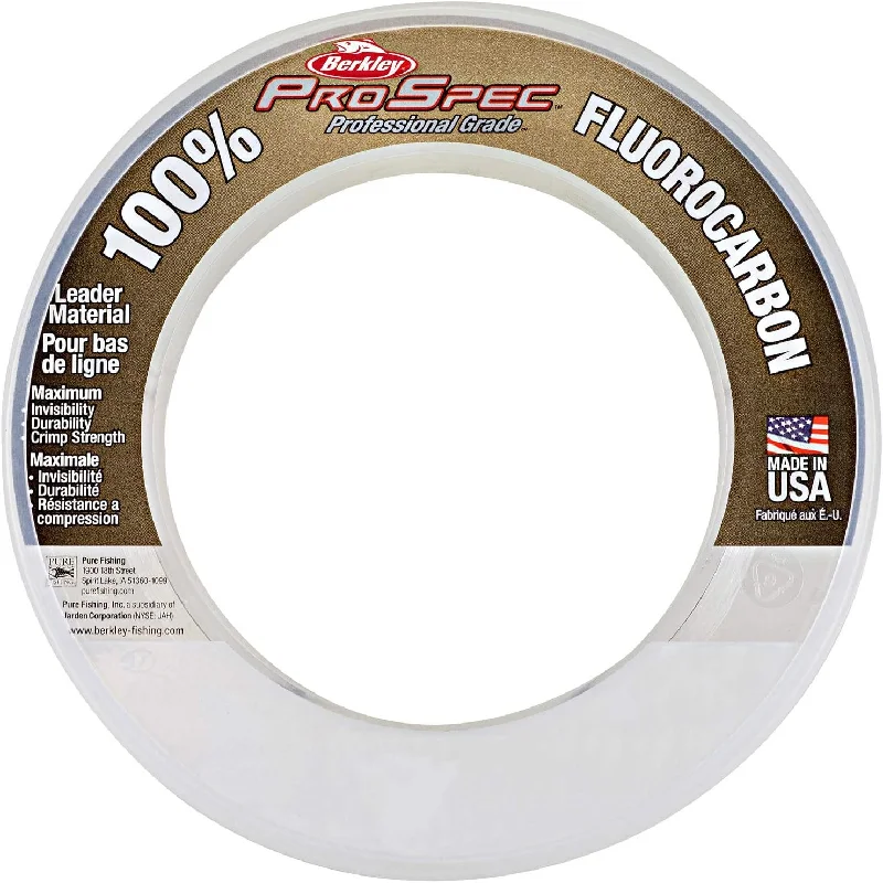 Berkley ProSpec 100% Fluorocarbon Leader | 20Mt / 25Yd | Clear |