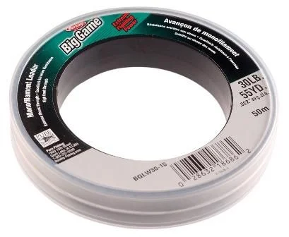 Berkley Trilene Big Game Nylone Monofilament Leader | 50Mt / 55Yd | Clear |