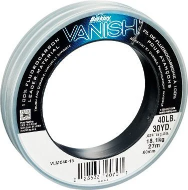 Berkley Vanish Fluorocarbon Leader | 27Mt / 30Yd | Clear |