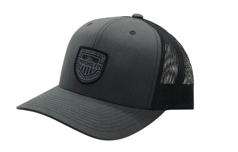 Blackout Flag Shield Trucker Cap