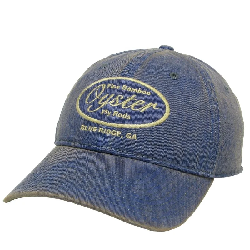 Blue Legacy 6-panel hat with embroidered Oyster logo