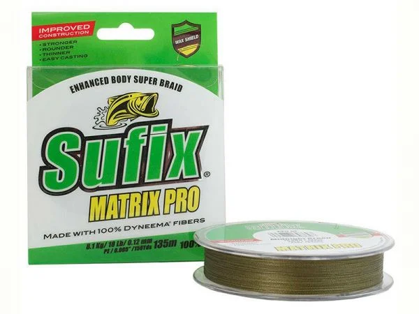 Sufix Matrix Pro High Performance Braided Line | 250Mt / 275Yd | Midnight Green |