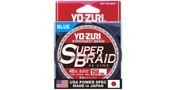 Yo-Zuri Super Braid Braided Fishing Line | 135Mt / 150Yd | Dark Green |