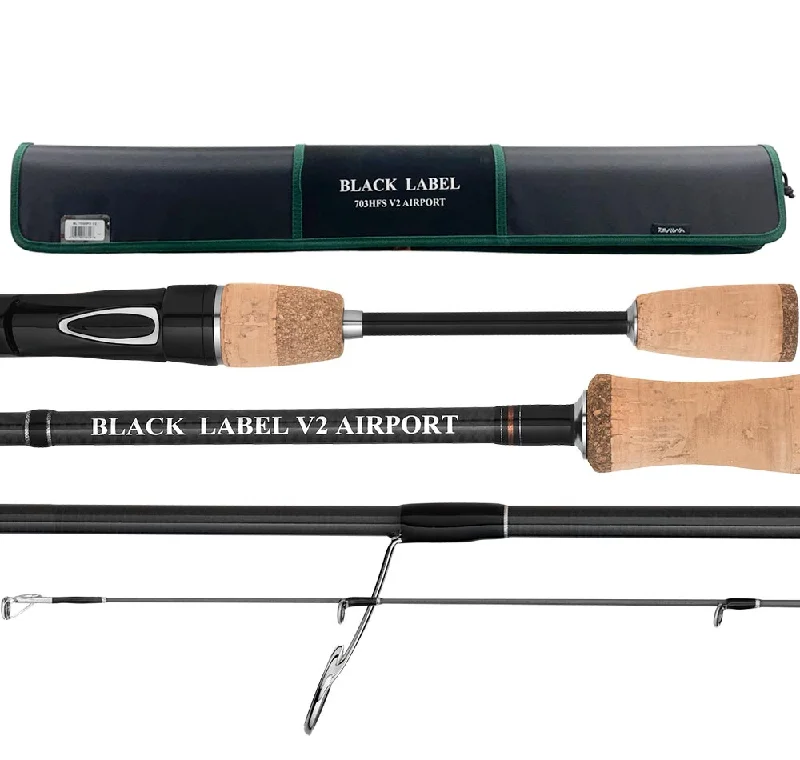 lightweight chest packs for fly fishing Daiwa Black Label V2 Airport Rods