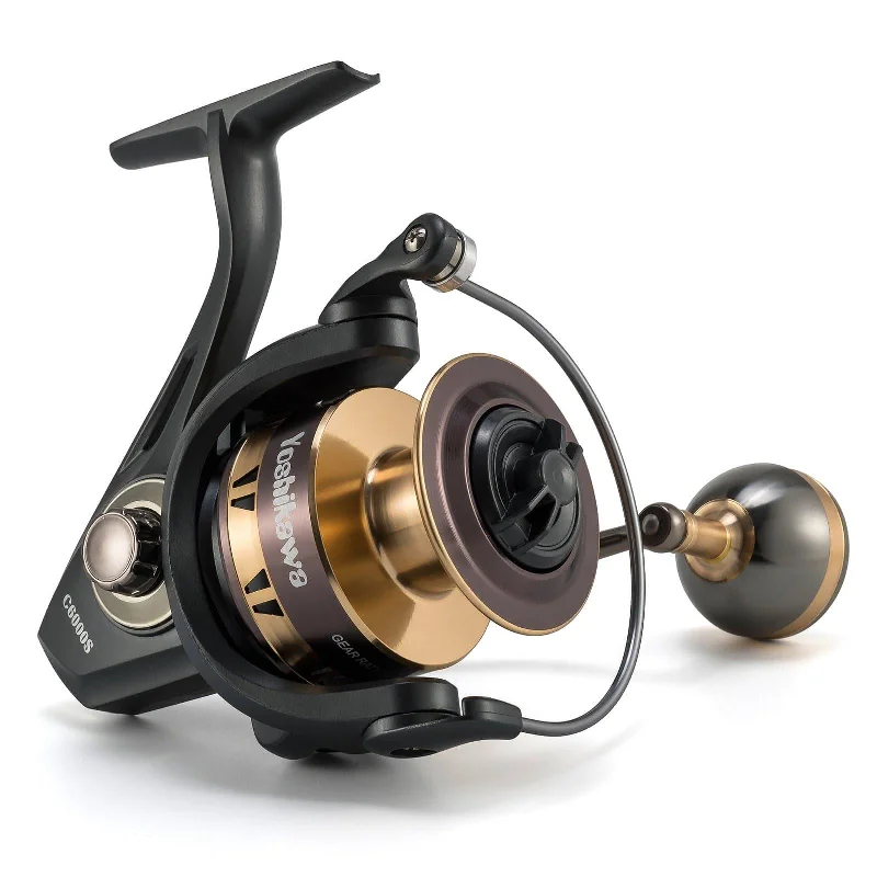 deep water jigging rods heavy-duty Dark Gold Freshwater Fishing Reel 2000-6000
