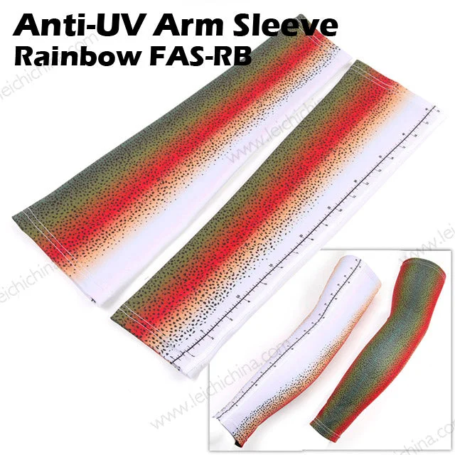 premium handcrafted wooden lures Fly Tech Rainbow Trout Anti-UV Arm Sleeves
