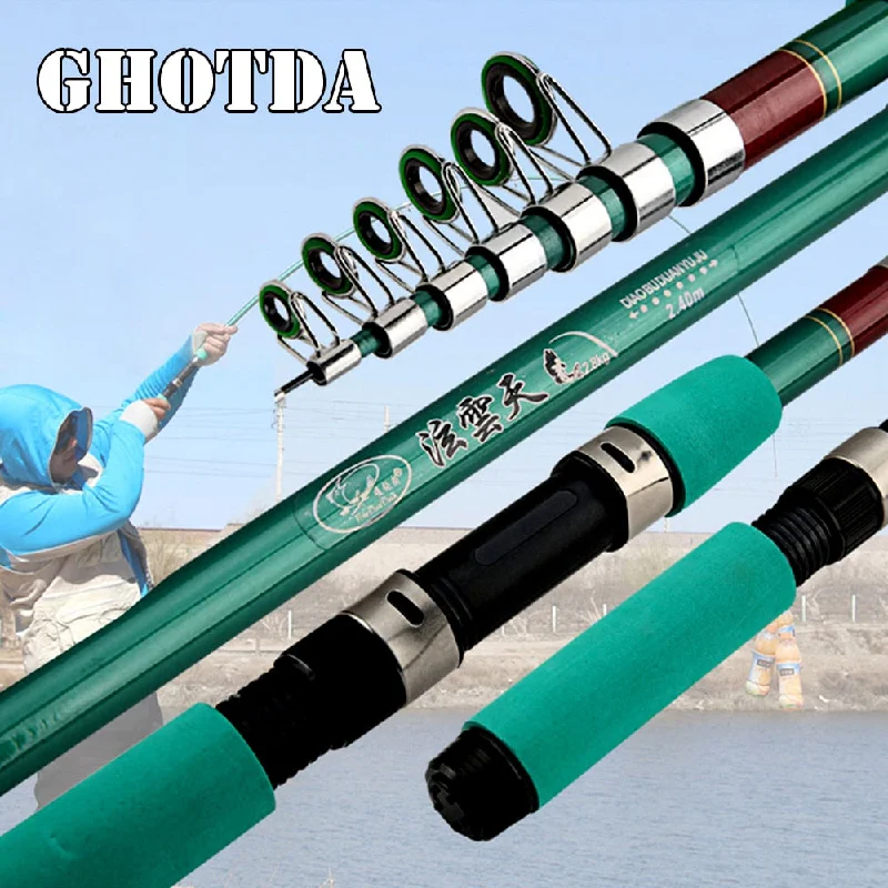 GHOTDA Hard Telescopic Fishing Rod