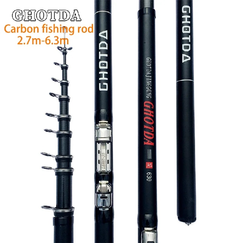 GHOTDA Carbon Fiber Fishing Rod