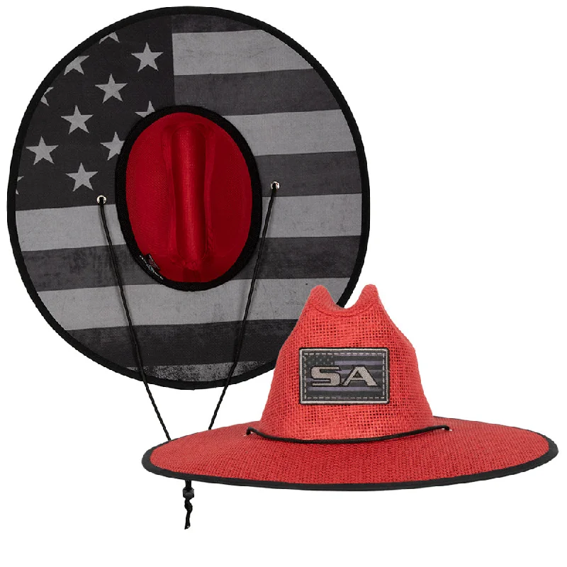 polarized fishing sunglasses cheap Keys Under Brim Straw Hat | Blackout American Flag | Red polarized fishing sunglasses cheap Keys Under Brim Straw Hat | Blackout American Flag | Red