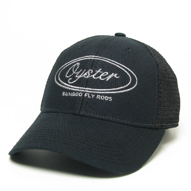 Black Legacy Lo-Pro Trucker Hat With Oyster Logo Embroidery