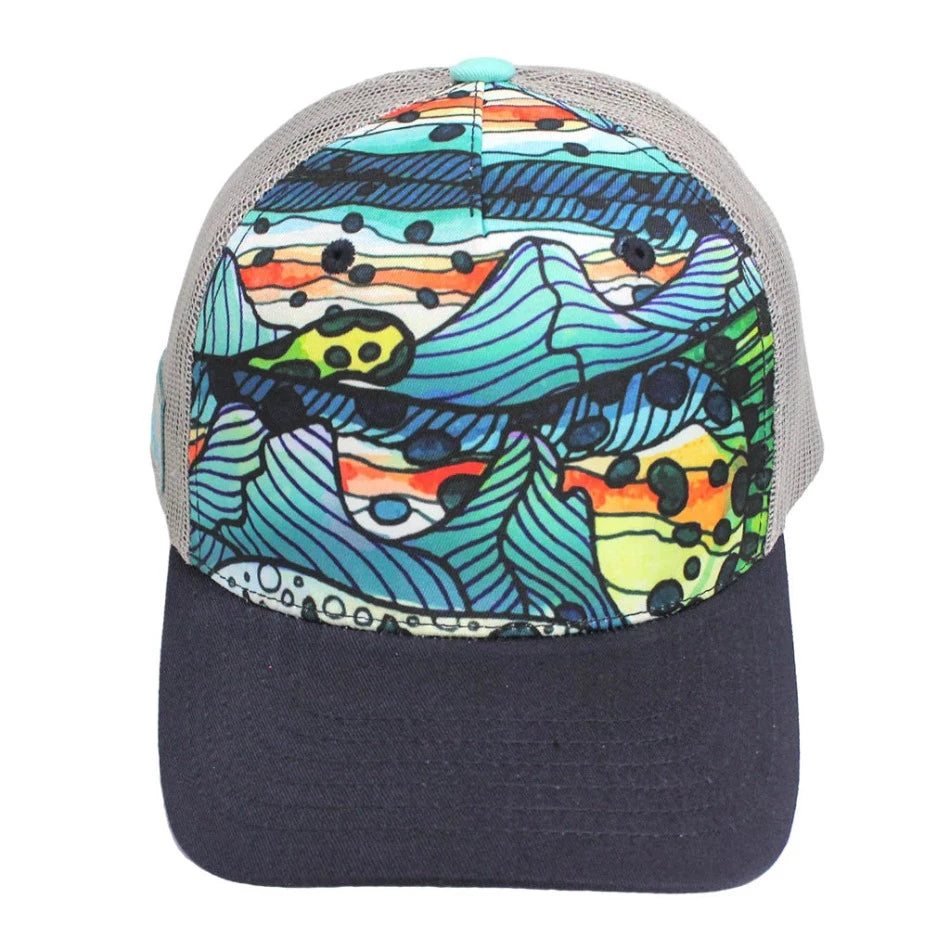 Mt. Cutty Abstract Trucker Hat