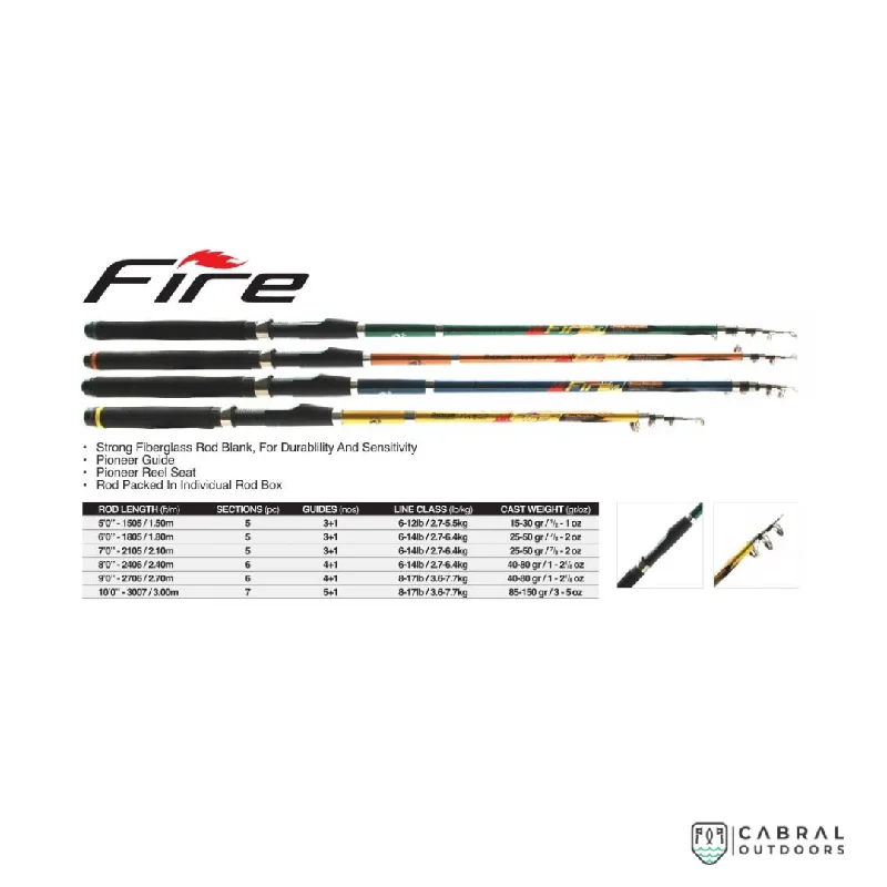 Pioneer Fire 7ft-10ft Telescopic Rod