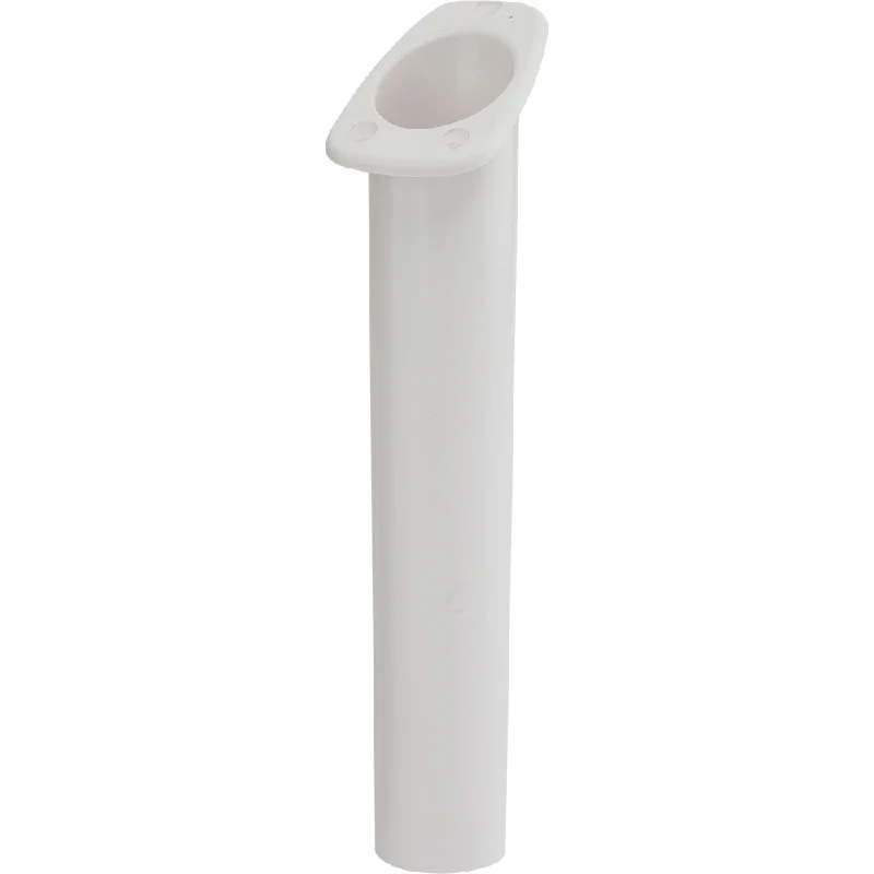 heavy-duty offshore fishing tackle Sea-Dog Narrow Gunnel Flush Mount Rod Holder - White