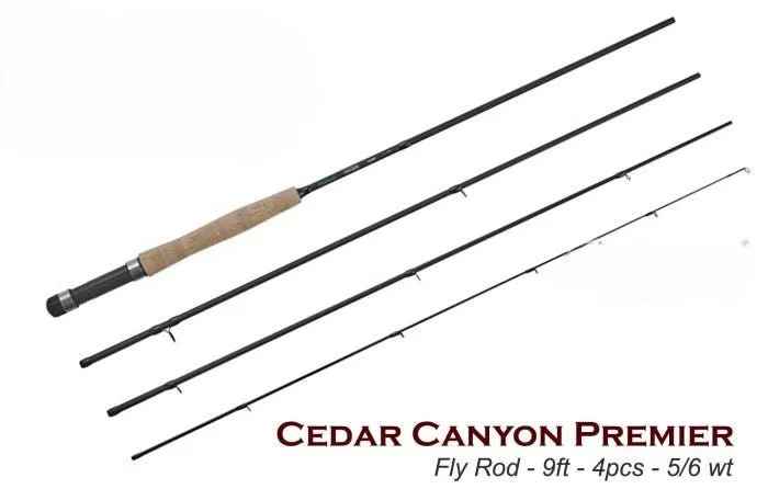 high-speed retrieve spinning reels Shakespeare Cedar Canyon Premier Fly Fishing Rod | 9 Ft | 5/6 Wt |