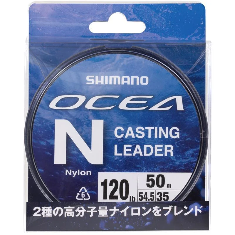 Shimano Ocea Nylon Casting Leader | 50Mt / 55Yd | Clear |