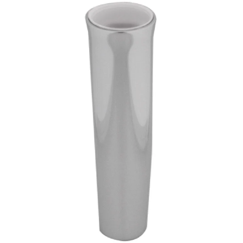 best crappie fishing float rigs TACO Flared Weld-On Rod Holder 9-3/4inL x 1-3/4inID - White Liner Polished Finish