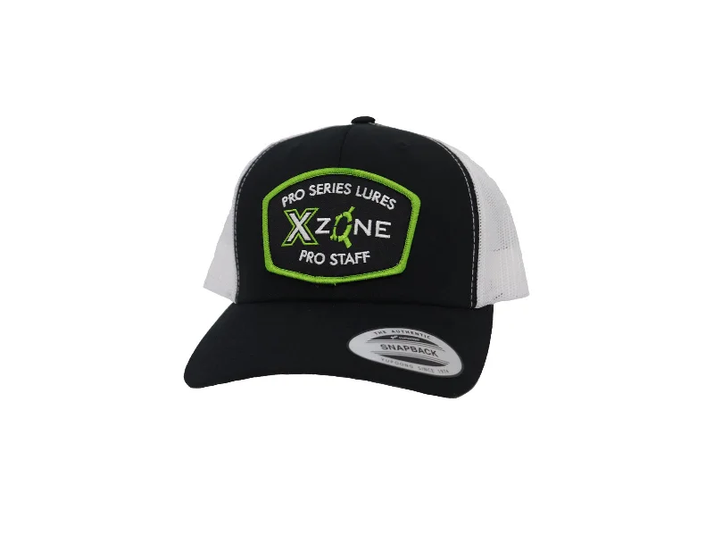 X Zone Pro Staff Trucker Hat - Black White