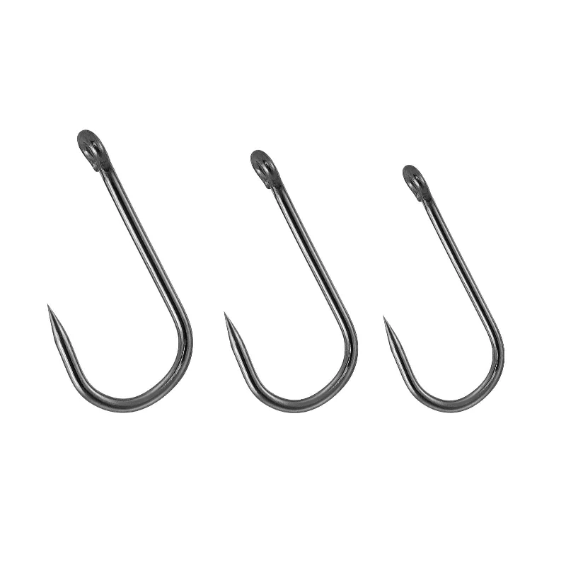 Dr.Fish 50pcs Eyed Barbless Hooks