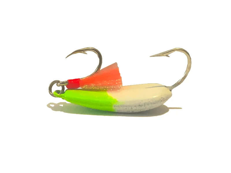 Candy Chartreuse Pompano Jigs with Teasers