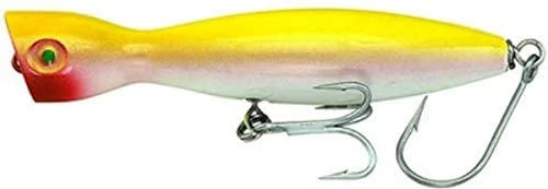 Super Strike 2 1/4oz Little Neck Floating Popper Yellow