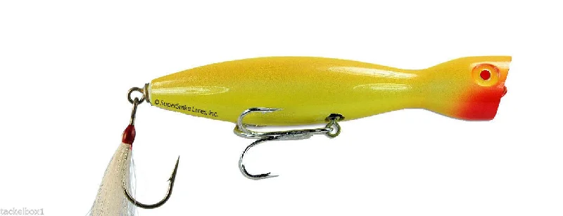 Super Strike 3 3/4 oz Little Neck Popper All Yellow