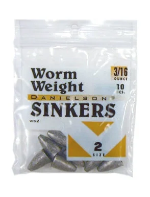 Danielson Worm Weight Sinkers