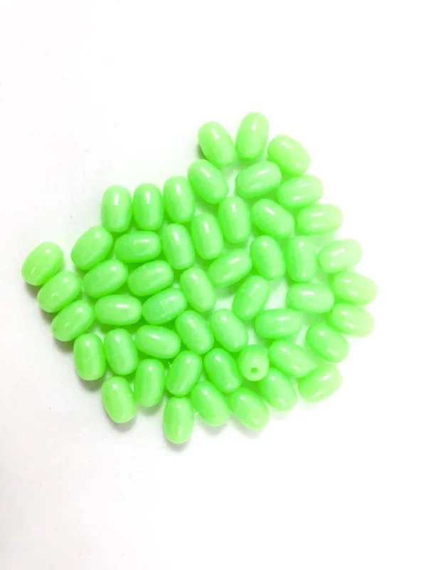 Dolphin Plastic Oval Beads