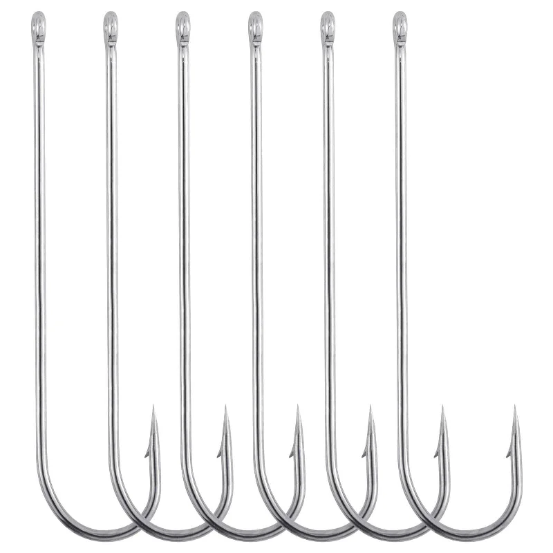 Dr.fish 100pcs Aberdeen Hooks  Offset Hooks #12-3/0