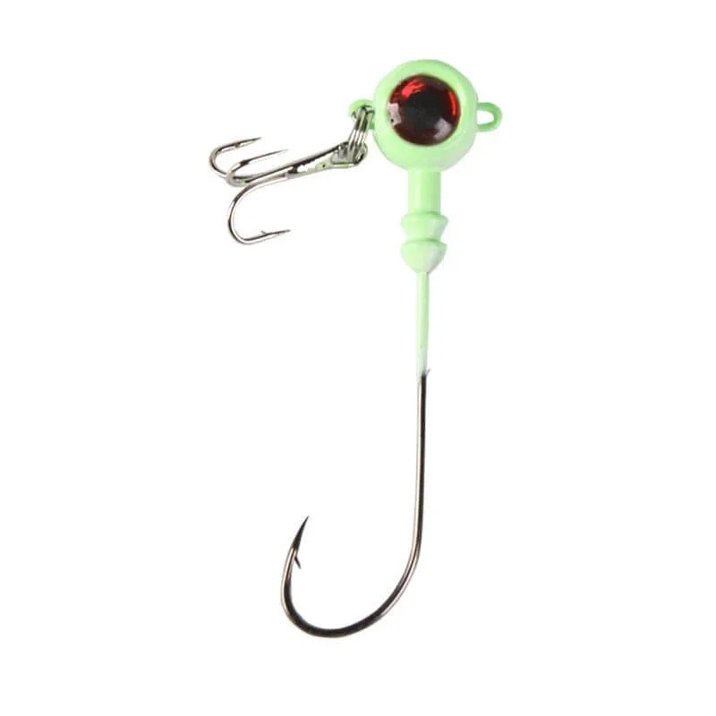 Dr.Fish 3pcs/5pcs 3D Eyes Jig Head 5.5-10g