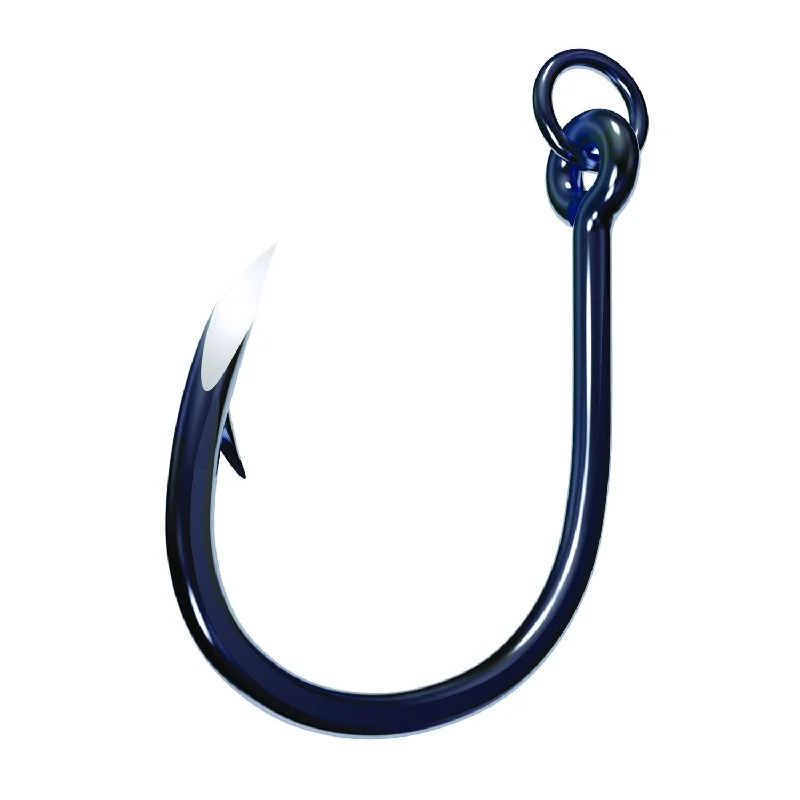 carbon steel fishing hooks bulk Eagle Claw Trokar Extreme Live Bait Ringed Hook