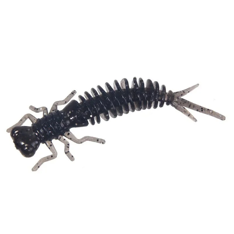 retractable ice fishing scoop Fishing Lures - Worm Larva Soft Lures - Artificial Plastics Silicone Bait Swimbait Jigging Wobblers Bass Carp Pesca Fishing Tackle