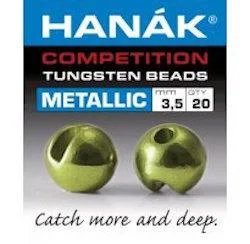 Hanak Metallic+ Slotted Tungsten Beads 20 pack