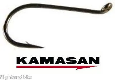 KAMASAN B440 DRY FLY TYING HOOKS SIZE 10 12 & 16. PACK OF 25 HOOKS