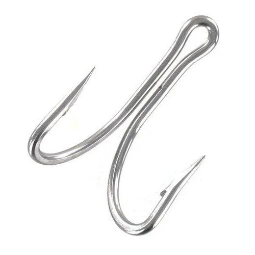 Mustad O'Shaughnessy Stainless Double Tuna Hook