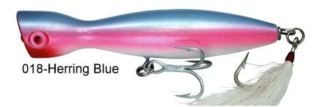 Super Strike 2 3/8 oz Little Neck Popper Herring Blue