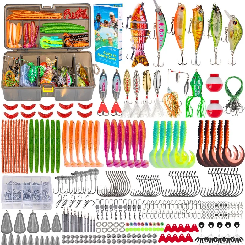 top-rated crankbaits for largemouth bass THKFISH 403pcs Fishing Lure Kit
