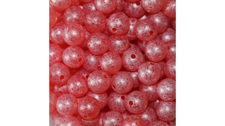 Troutbeads Mottled 8MM Ruby Roe-30 MB08-08